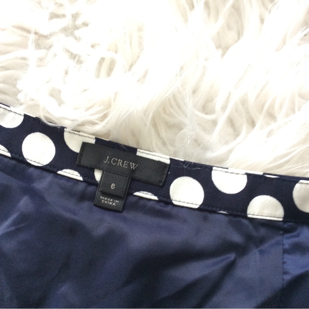 J. Crew Polka Dot Ruffle Skirt - Picture 7 of 7